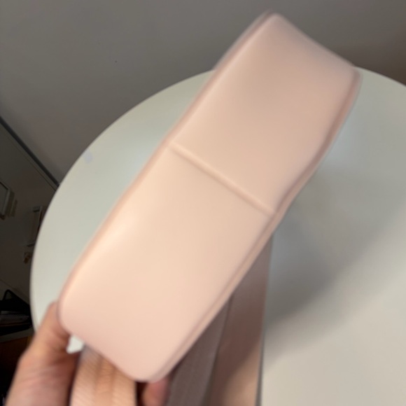 TED BAKER London NWT Baby Pink Webbing Darcell Satchel Crossbody bag MSRP $280 - Picture 4 of 14